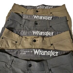 Wrangler Men's 36x34 Pants LOT ATG Flex Waist Outdoor Cargo Performance Stretch